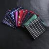 Floral Pocket square Satin Men handkerchief Chest Towel embroidery Hankies