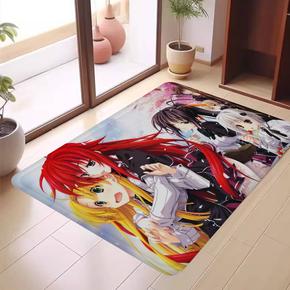 Anime High School DxD Entrance Door Mat Nordic Style Home Doormat Bathroom-Toilet Mats Bedroom Hotel Decor Mat