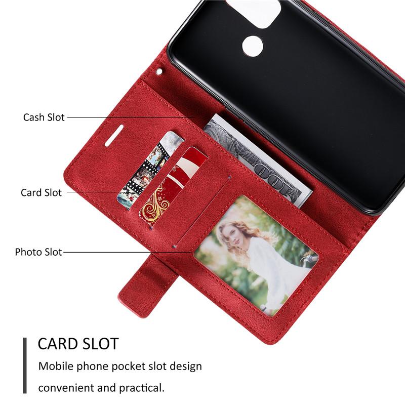 OPPO A53 Case Leather Case For Fundas OPPO A 53 A52 A72 A92 A31 A5 A9 2020 A33 A73 A93 A32 A7 A5S A3S F17 F11 Pro Case Cover