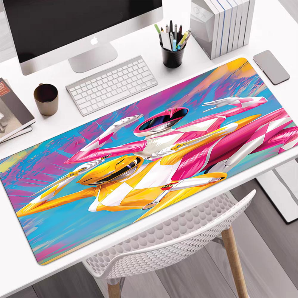 Mighty Morphin Theme Mouse Pad, Non Slip Rubber Base, Multifunctional Office & Home Decor, Perfect for Workspace Personalization.