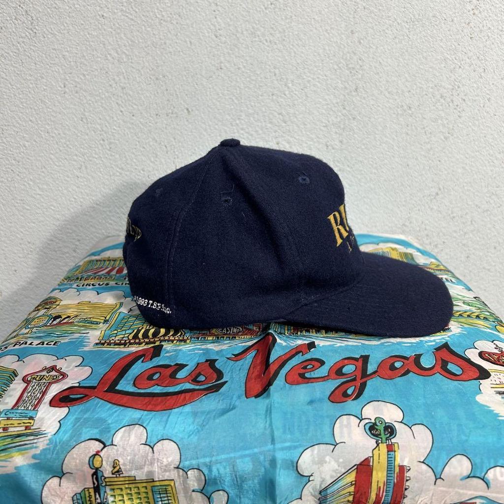 [USED] OLD Wool Baseball Cap 90s 00s Y2K Corporate Logo