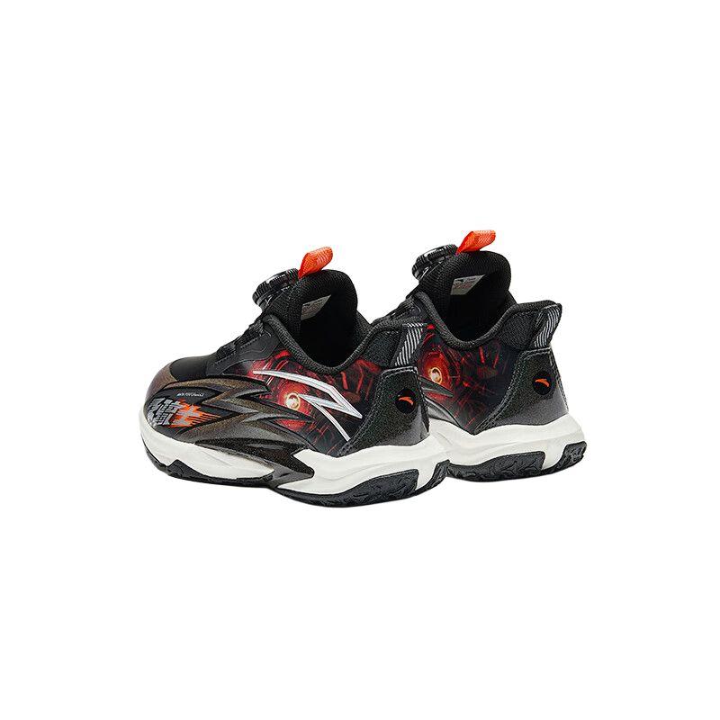 Anta Kids Fly Knight 8.0 Comfortable Fashion Fitness Test Non-Slip Wear-Resistant Low-Top Running Shoes Kids running shoes Black 312449963N-2