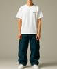MONSTER REPUBLIC Vintage Circle Logo Mix Red T-Shirt White_8107