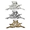 Fashionable Spiders Webs Hair Claw Sweet Barrettes Antique Side Claw Clip for Multiple Hairstyles and Celebrations