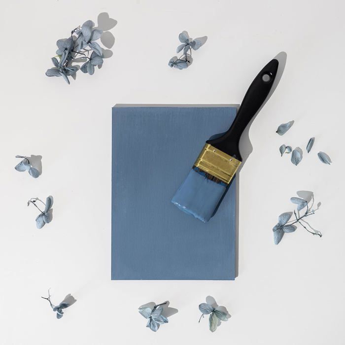 Peinture à la Craie - CREATIVE DECO - Bleu Denim - 1L - Mat - Lavable