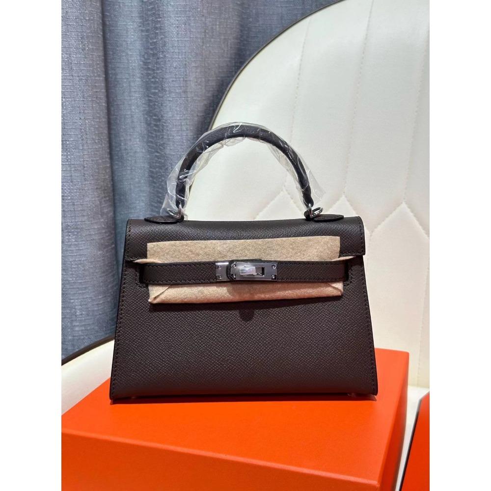 

Euli Second-Generation Handheld Rope Chain Five-Gold Single-Leaf Buckle Cross-Hand Mini Style Women s Bag Lock Buckle Design 19CM