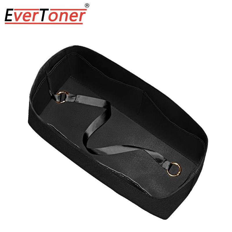 

EverToner Trendy Felt Insert Bag Organizer Perfect For L messenger Bag Interior Snugly Durable Storage Accesories