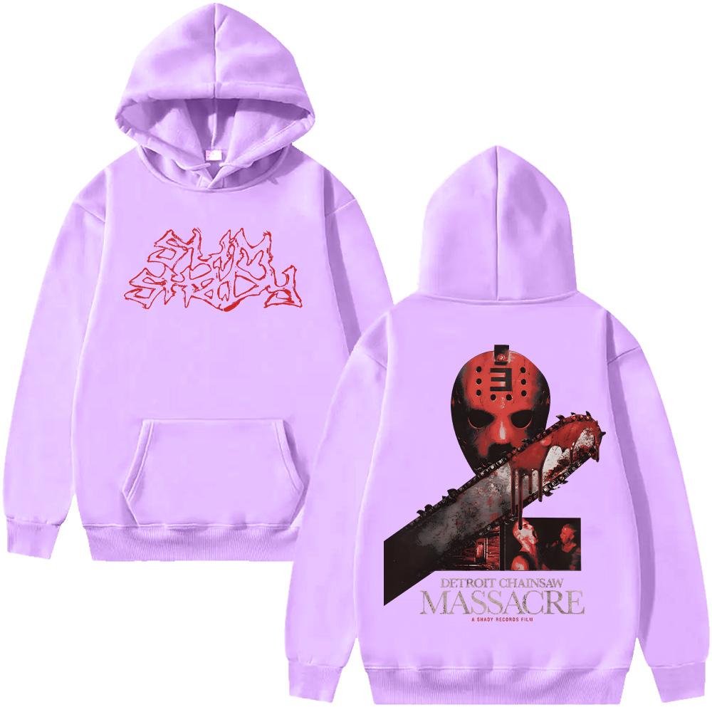 Eminem Massacre Hoodie Men Casual Vintage Pullover Man Hip Hop Hoodie Mens Fashion Oversized Sweatshirt Gothic Unisex Streetwear