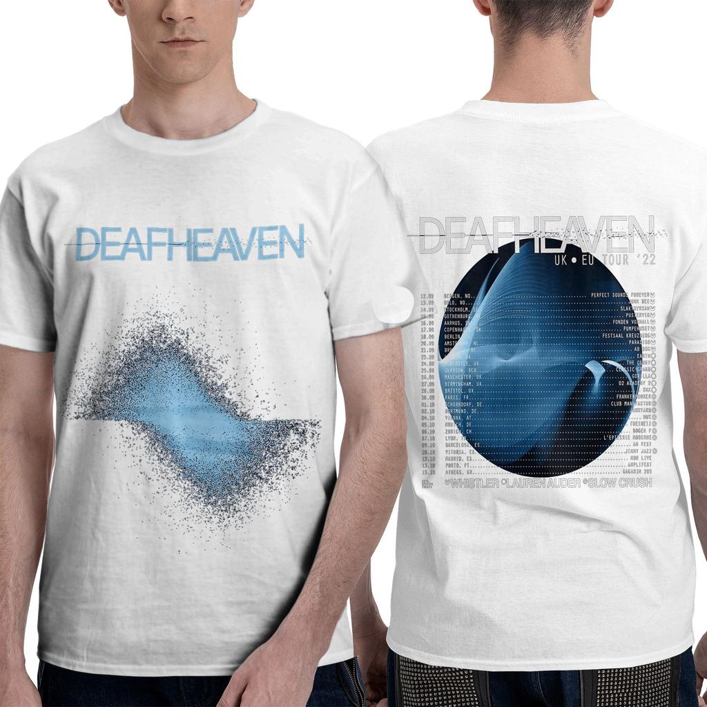 Deafheaven Band  T Shirt Men's  Pure Cotton Funny T-Shirt O Neck  Tee Shirt Short Sleeve Tops Gift Idea
