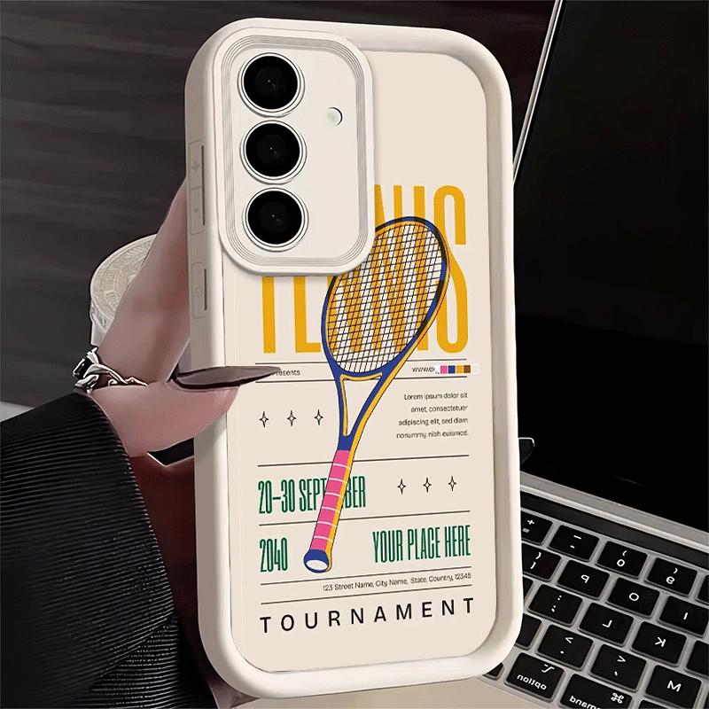 Phone Case for Samsung Galaxy A17 A16 A15 A14 A13 Tennis Sport A56 A36 A26 A55 A35 A25 A54 A34 A24 A53 A33 A23 A07 A06