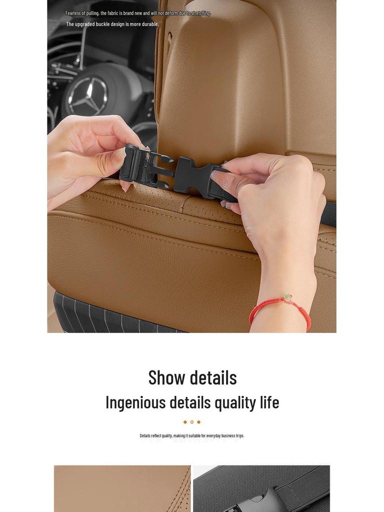 Xiangjie S9 Car All-Season Headrest and Suede Neck & Waist Support Pillow