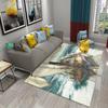 Oil Painting Sailboat Carpet Bathroom Mat Sea Scenery Waves Non-Slip Rug Kitchen Doorway Carpet Living Room Bedroom Decor Rugs
