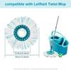 4 Pieces for Leifheit Clean Twist Disc Mop Micro Kit, Reusable Replacement Mop Head, Easy To Replace, Highly Absorbent, for All Floor Types