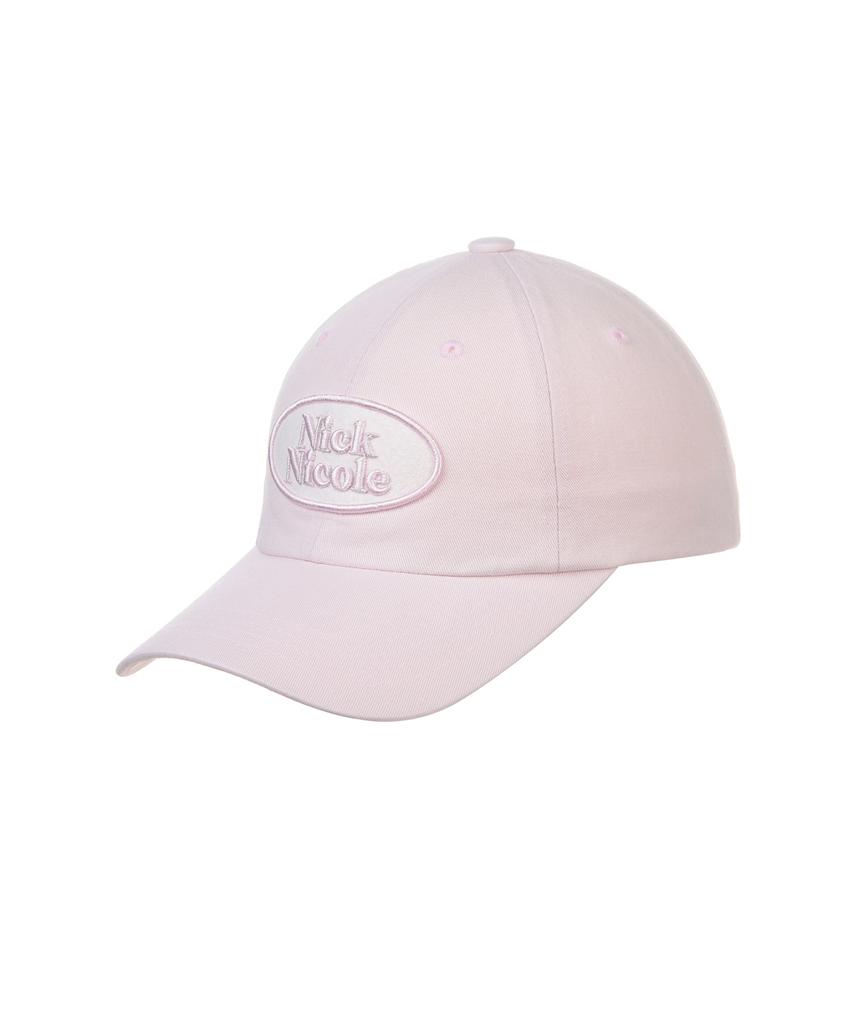 Nigaennikol Oval Wappen Ball Cap_Pastel Pink