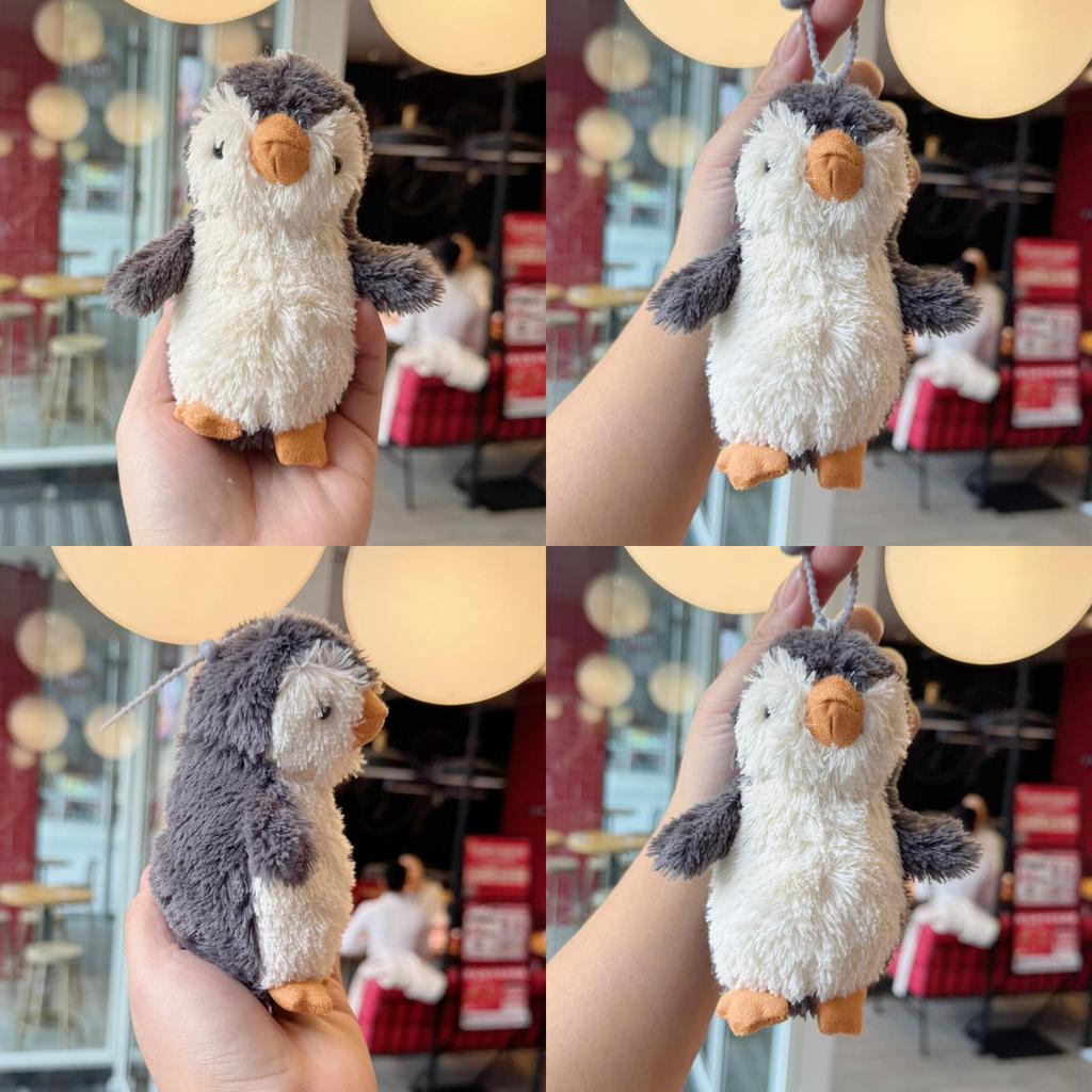 Peanut Penguin Plush Keychain With Charm And Soft Short Plush For Bag Decor
