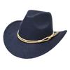Cappelli da Cowboy Occidentali Classici Stile Unisex Elegante Per Attività All'Aperto e Abbigliamento Casual Fibra di Poliestere