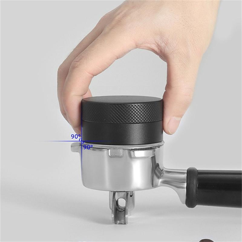 Kaffee Tamper Adaptive Höhe Schwerkraftprinzip Kaffeeverteiler Wiederverwendbar Espresso Kaffeepulver Hammer Haushaltsbedarf