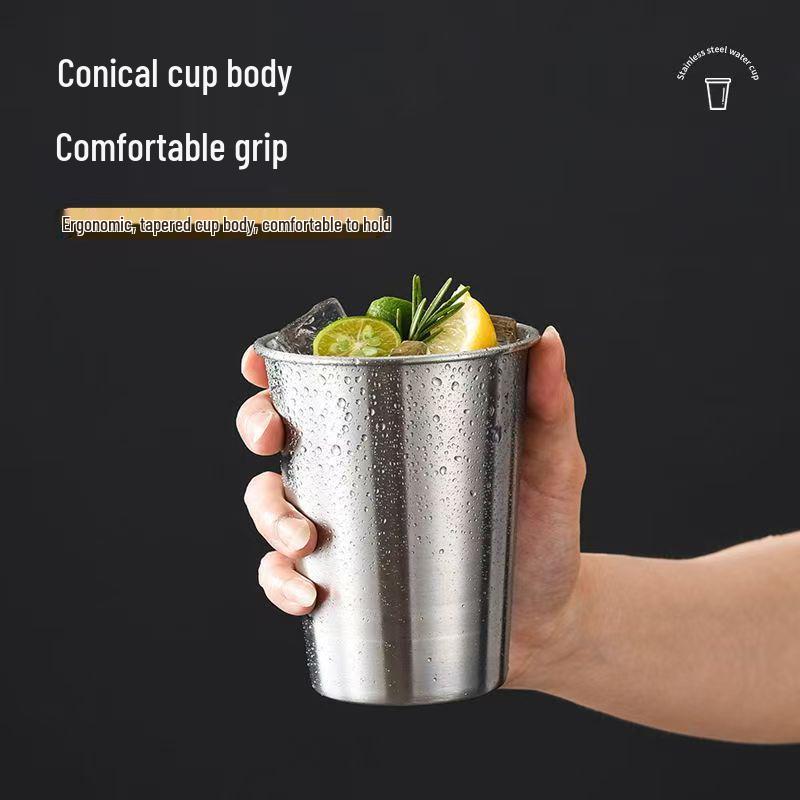304 Stainless Steel Camping & Restaurant Cold Drink Cup