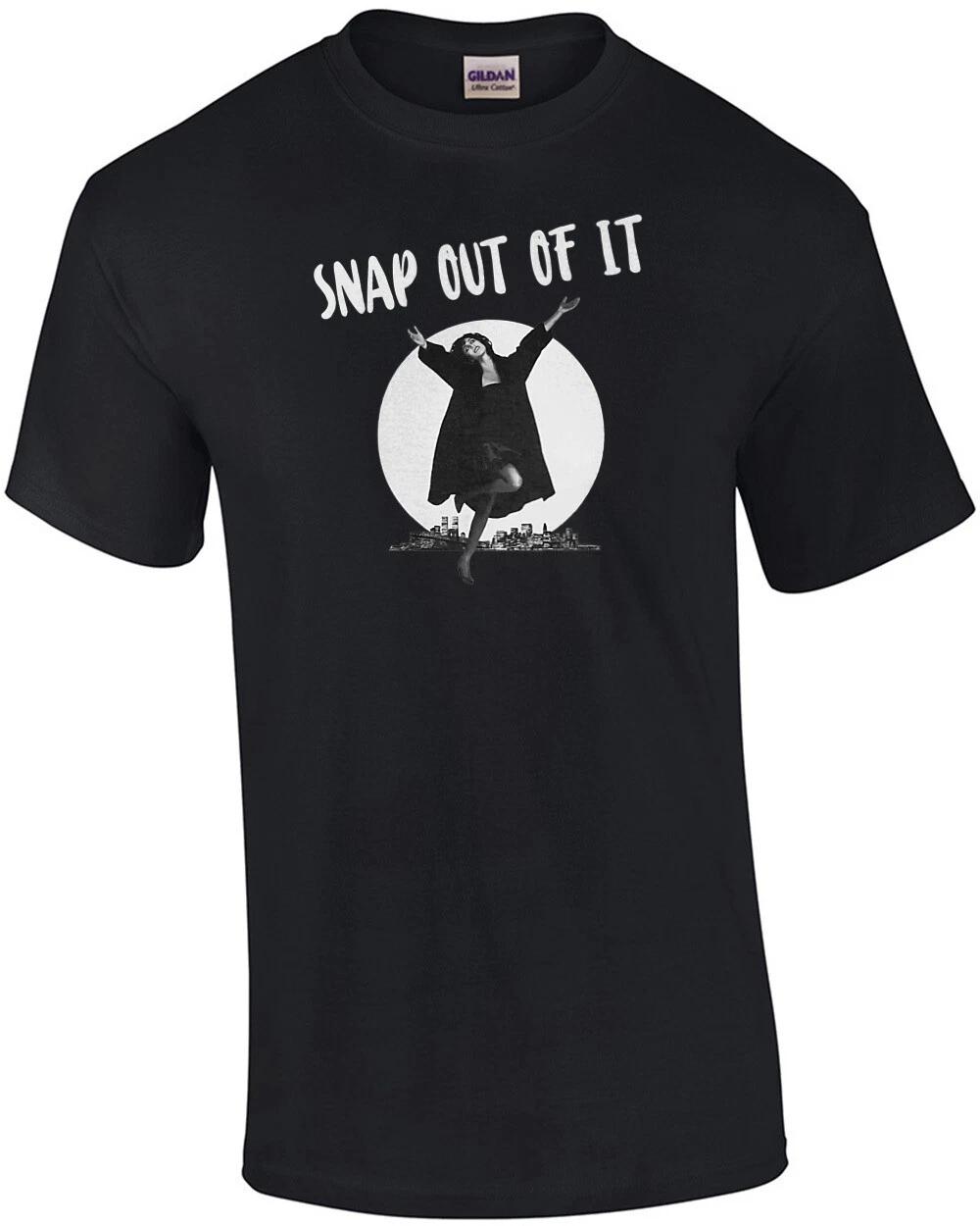 Snap Out Of It - Cher - Moonstruck - 80 s T-Shirt 2XL