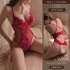 Sexy Lingerie Sexy Lace Seduction Onesie Women's Perspective Uniform Free Pajamas Set