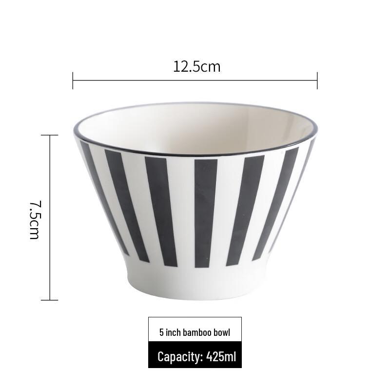 Yuyi Angel Polka Dot Ceramic Bowl Set