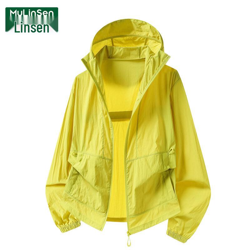 MULINSEN Women s Ice Silk Short UPF50+ Sun Protection Hoodie L