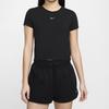 Nike Sportswear Essential Women's Slim-Fit Crop T-Shirt Black FB2874-010