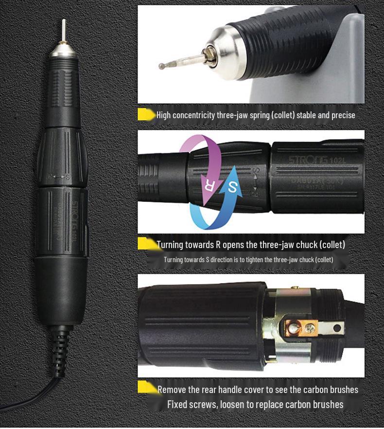 Compact Dental & Craft Engraving Tool: Electric Machine for Jade, Wood, and Nut Carving
