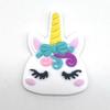 Cute Cartoon Unicorn Flower Clog Buckles - Removable & Soft Rubber Garden Shoe Decorations