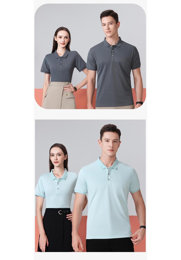 Custom Logo Corporate Polo Shirt, Unisex Summer Style, Lapel, Short Sleeve, Embroidered Workwear