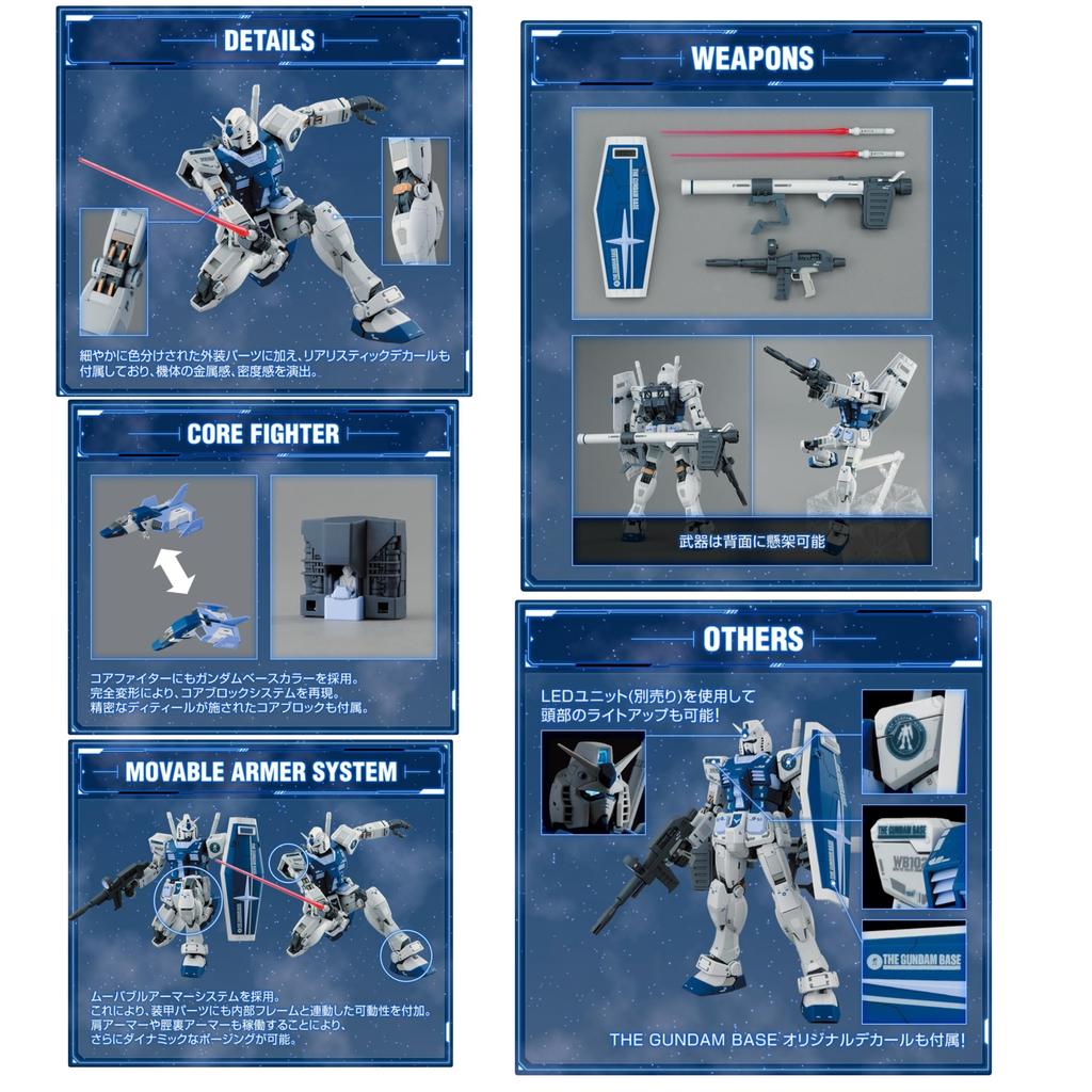 Base Limited Plastic Model [MG] 1/100 RX-78-2 Ver.3.0 [Base Color]