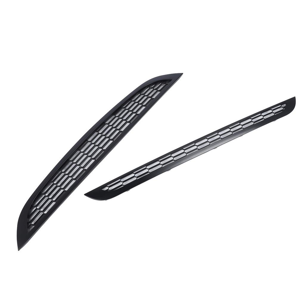 2 Pcs Front Upper Lower Bonnet Mesh Grilles High Strength Bumper Hood Grill Guard for R50 R52 R53 2001 to 2006