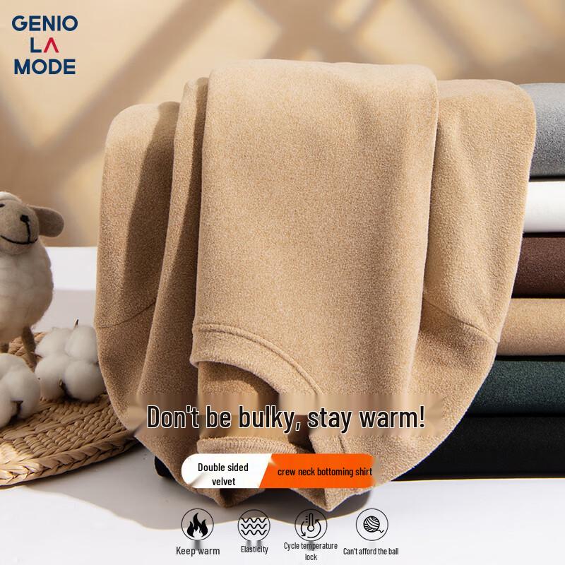 

Men s Winter Thermal Fleece Long-Sleeve Base Layer T-Shirt L