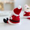 Santa And Snowman Sitting Plush Dolls Christmas Decorative Ornament For Home Office Party Gift