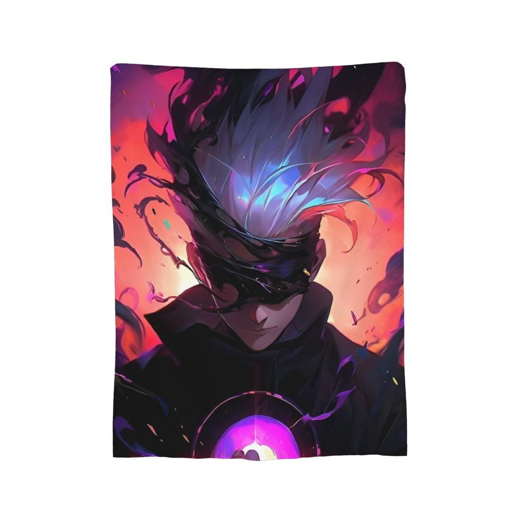Yuji x Sukuna Blanket Jujutsu Kaisen Flannel Awesome Warm Throw Blankets for Coverlet Decoration,