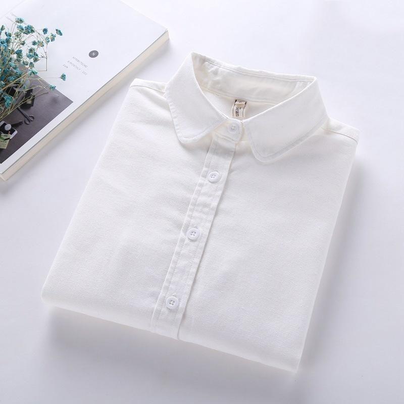 Luxurious Long Sleeved Cotton Oxford Leisure Shirt For Women In Vibrant Colors