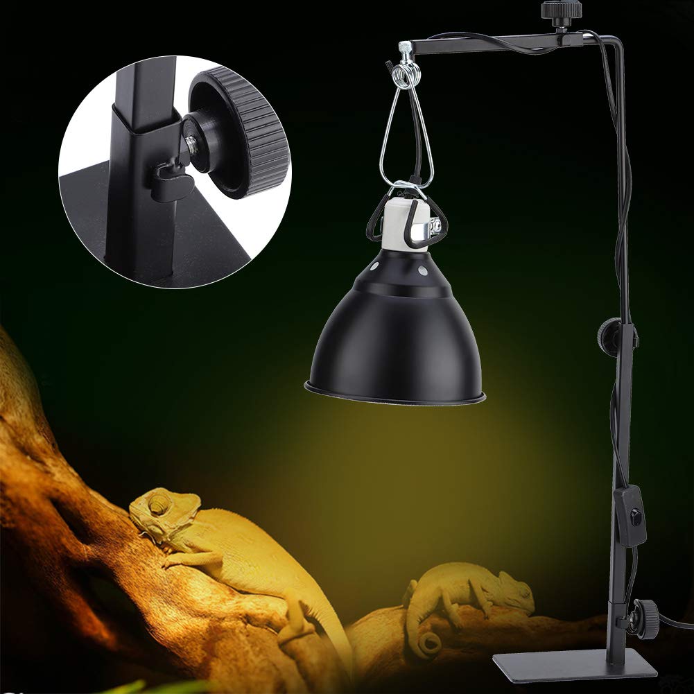 Reptile Clip Reptile Turtle Basking UVB Reptile Reptile Lamp No Easy Height and Width Adjustable Stand, Light, Light, Light, Light, Stand, Light,
