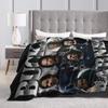Thunderbolts Bucky Barnes Poster Decke Flanell Winter Soldier Warme Überwurfdecken Flugzeug Reise Zuhause Sofa Plüsch Dünne Steppdecke
