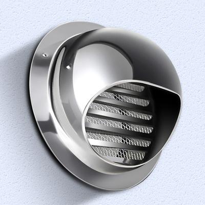 Vent Cover Duct Vent, Dryer Exhaust Vent Wall Vent Stainless Steel Round Vent Cover For Hvac System