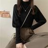 WTEMPO Damen Langarm Bischofsärmel Unterziehshirts Slim Einfarbig T-Shirts Herbst Winter T-Shirts Vintage Herbst Winter Kleidung