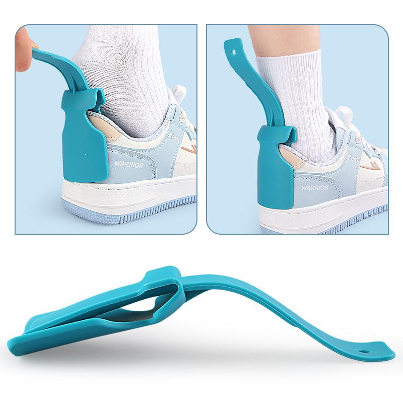 Effortless Shoehorn: No-Bend Slip-On for Kids & Seniors