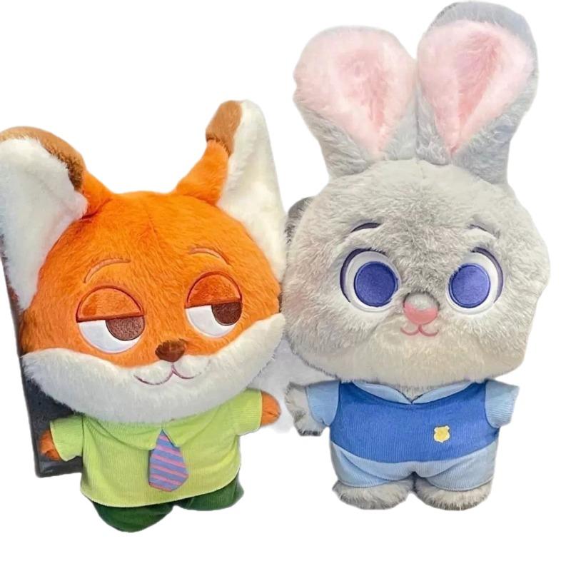 Cute Nickelodeon Zootopia Plush Toy Cartoon Anime Fox Rabbit Plush Toy for Girlfriend Birthday Gift