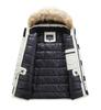 Men's Mid-Length Hooded Cotton Coat - Thickened, Trendy Autumn/Winter Jacket
