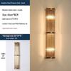 American Crystal Wall Lamp: Minimalist Nordic Stainless Steel Fixture for Living Rooms, Staircases, and Bedrooms.