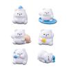 60 Pcs Mini Resin Polar Bear Figurine Tiny Little Arctic Animal Statue Small Polar Bear Penguin Miniature Figures for DIY Crafts
