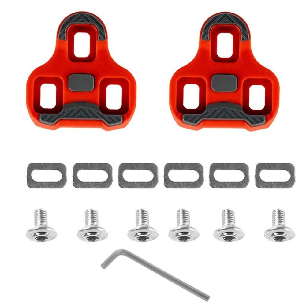 3-Hole Bike Cleats Anti-Slip TPU Cycling Cleats High Performance with Accessories and Tools for Look KEO Pedals 6