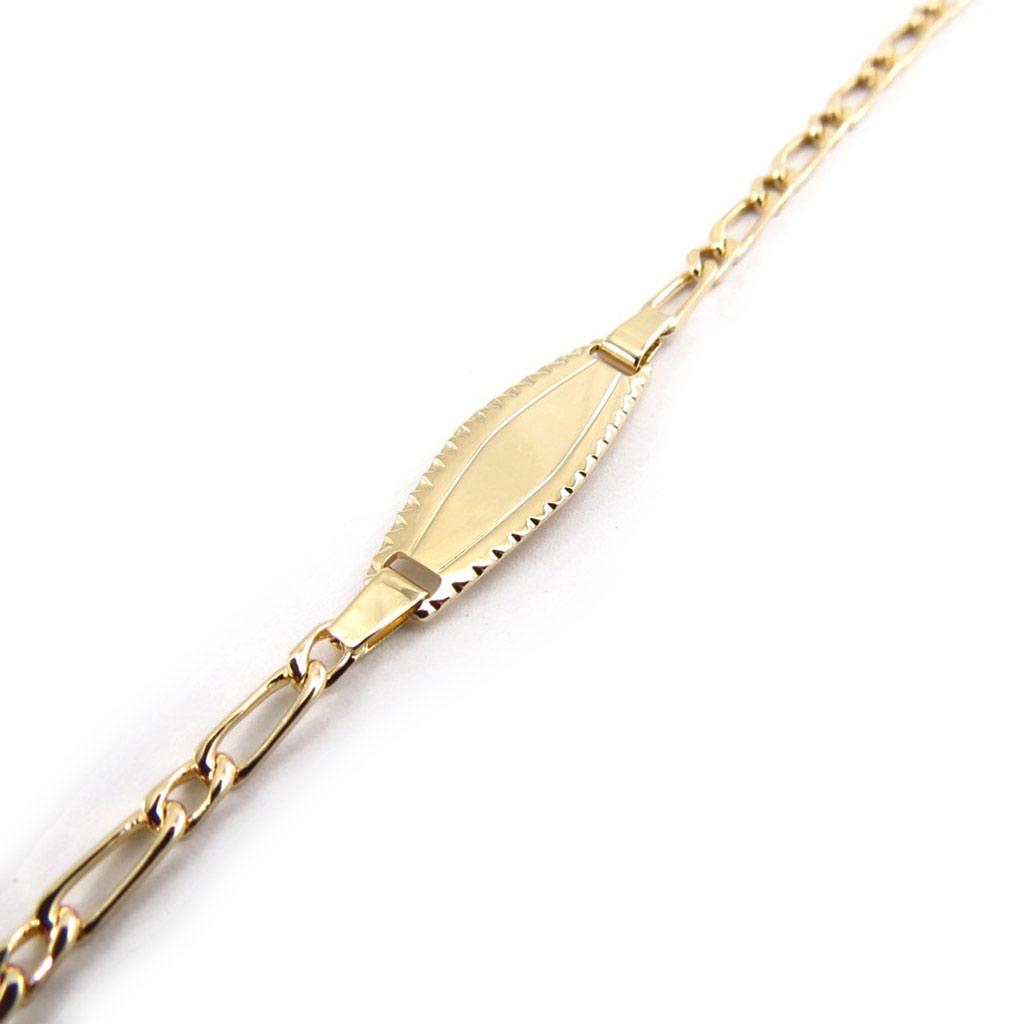 Les Trésors De Lily [K1023] - Pozlacený obrubníkový řetěz 'Bambino'