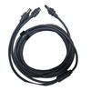 2 In 1 Satellite Power Cable for Mini 18AWG PVC Water Resistant Satellite Power Supply Extension Cable Replacement for