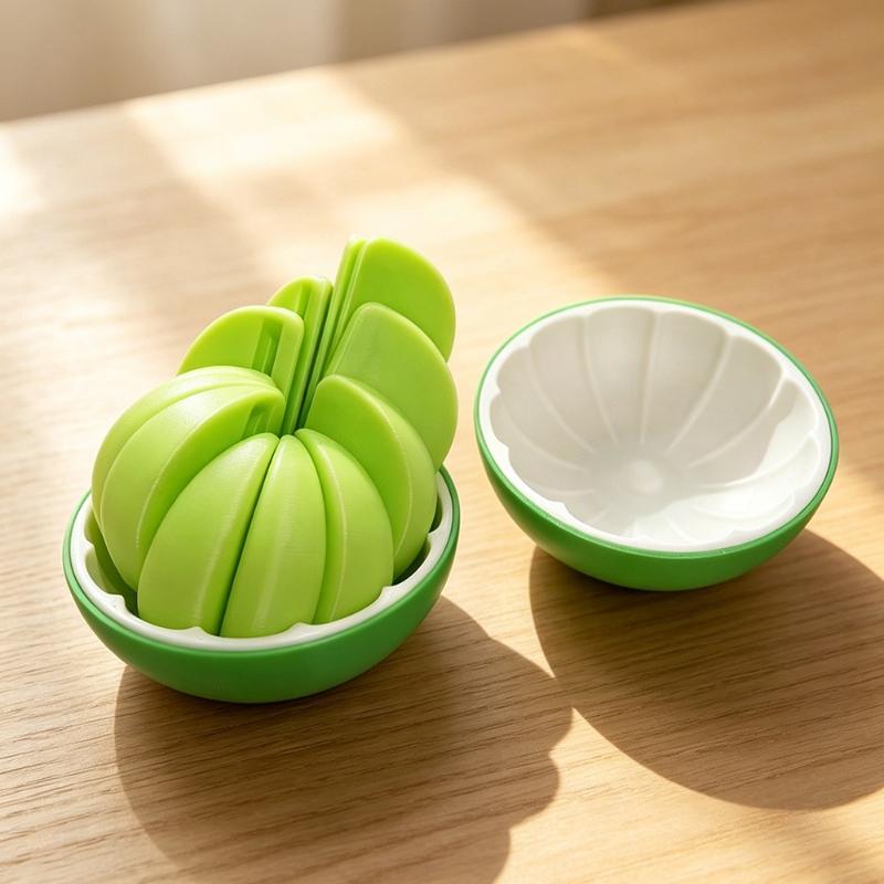 3D Printed Simulated Orange Fruit Home Decor Items Creative Citrus-Shaped Deformation Stress Ball Fidget Toy Unique Decoration
