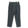 Hermes Lemaire Period Dark Green Wool Center-pressed Tuck Tapered Slacks Bottoms 36 Dark greenUsed